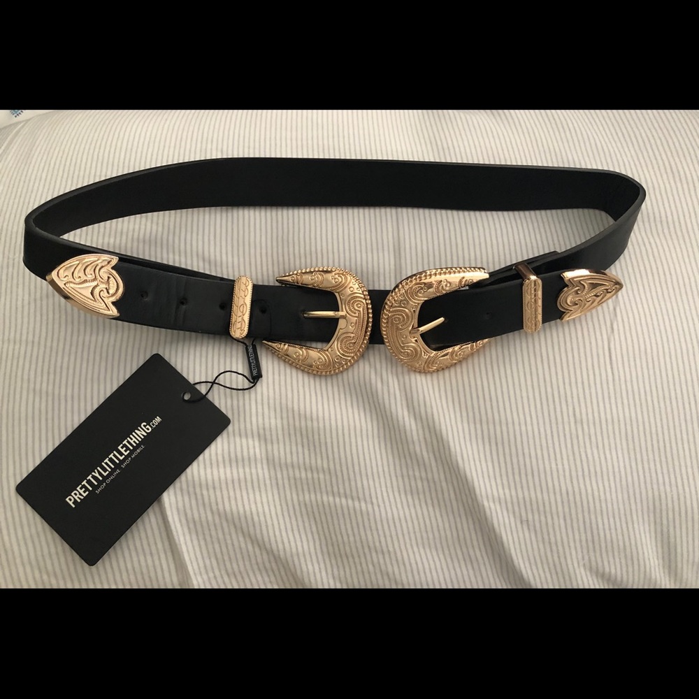 Double buckle belt
